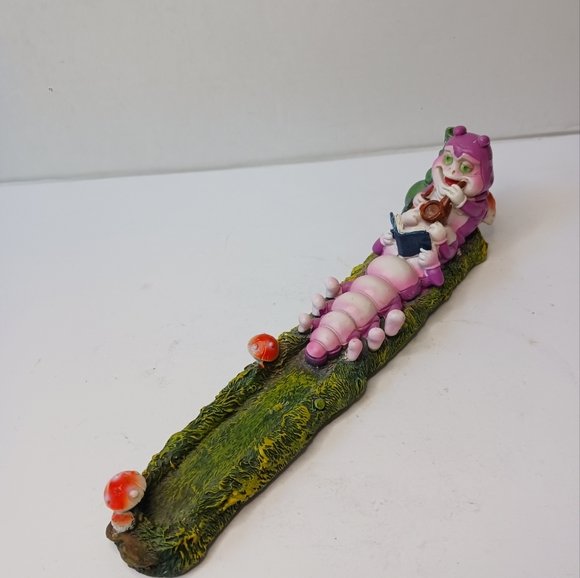 Alice in Wonderland Caterpillar Mushroom Incense Stick holder home fragrence - Picture 3 of 10